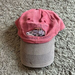 PINK VINTAGE CAR CAP